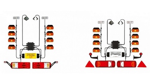 Semi Trailer Electric Parts Set